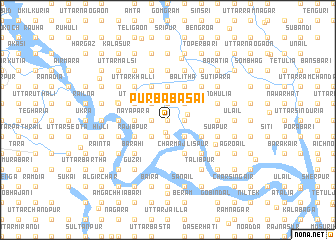 map of Purba Bāsāi