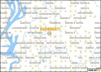 map of Purbahāti