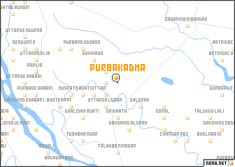 map of Purba Kādma