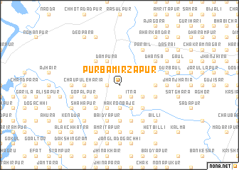 map of Purba Mirzāpur