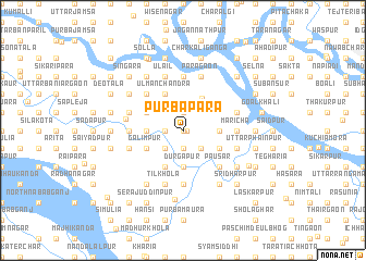 map of Purbapāra