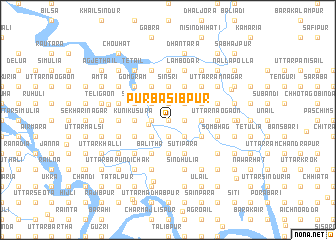 map of Purba Sibpur