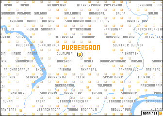map of Purbergaon