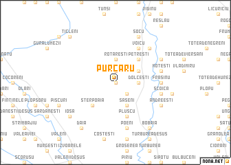 map of Purcaru