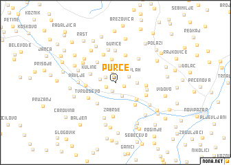 map of Purće