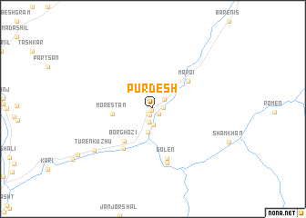 map of Purdesh