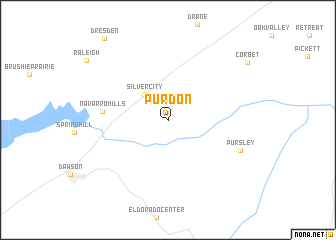 map of Purdon