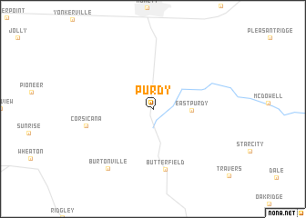 map of Purdy