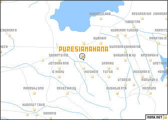 map of Purésiamáhana