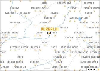 map of Purgałki