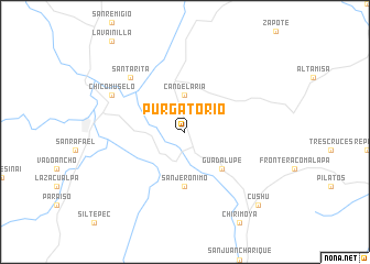 map of Purgatorio
