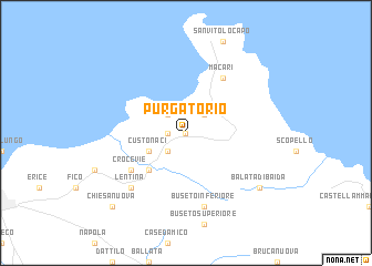 map of Purgatorio