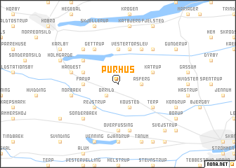 map of Purhus