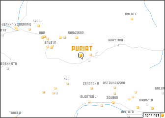 map of Puriat