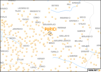 map of (( Purići ))