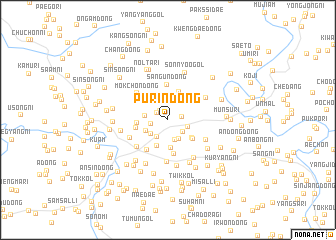 map of Purin-dong
