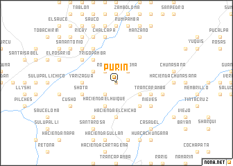 map of Purín