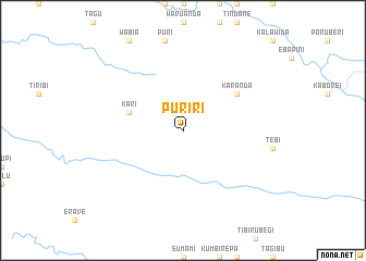 map of Puriri