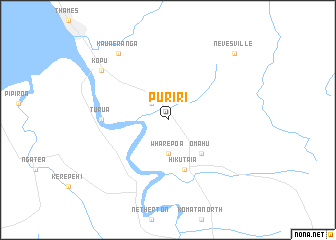 map of Puriri