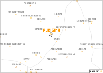 map of Purísima
