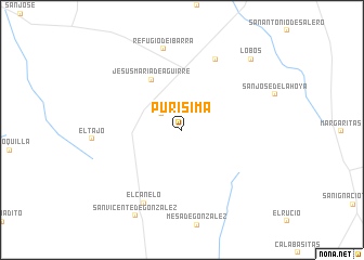 map of Purísima