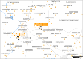 map of Purísima