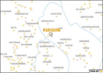 map of Purísima