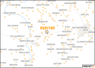 map of Puritan