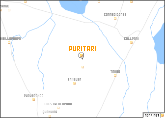 map of Puritari
