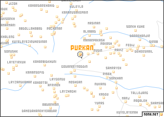 map of Pūrkān