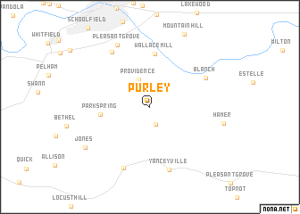 map of Purley