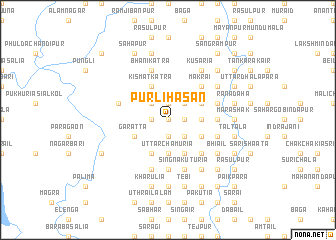 map of Purli Hasan