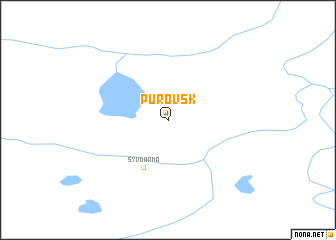 map of Purovsk