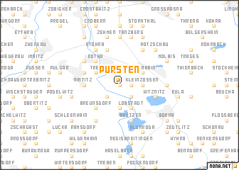 map of Pürsten