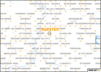 map of Pürsten