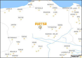 map of Purtsa