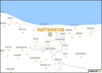 map of Purtse-Matka