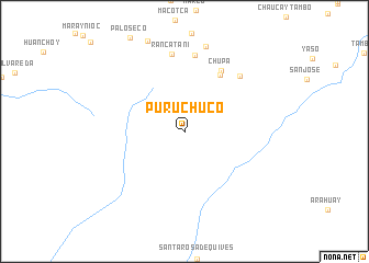 map of Puruchuco