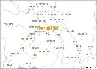 map of Purwosari