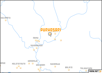 map of Purwosari