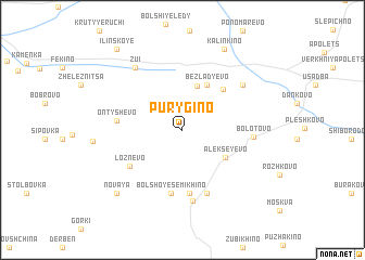 map of Purygino