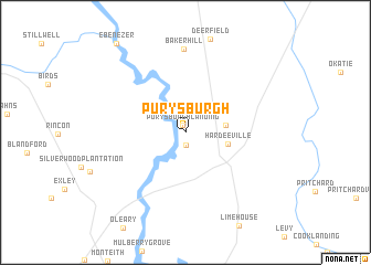 map of Purysburgh