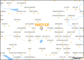 map of Purzyce