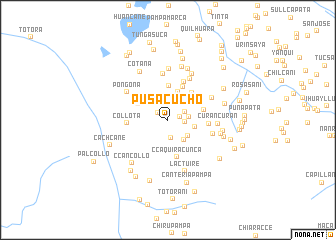 map of Pusacucho