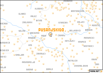 map of Pušanjski Do