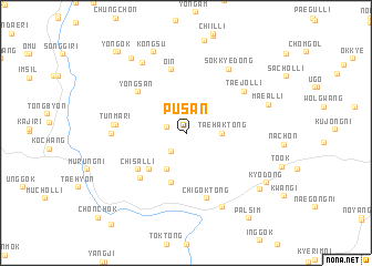 map of Pusan