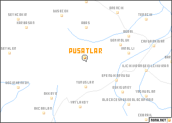 map of Pusatlar