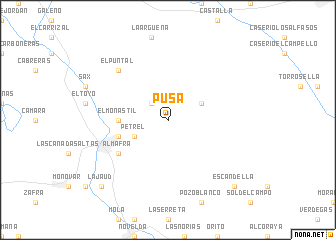 map of Pusa