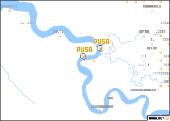 map of Pusa