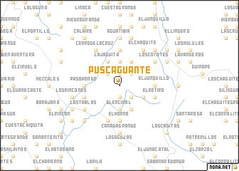 map of Puscaguante